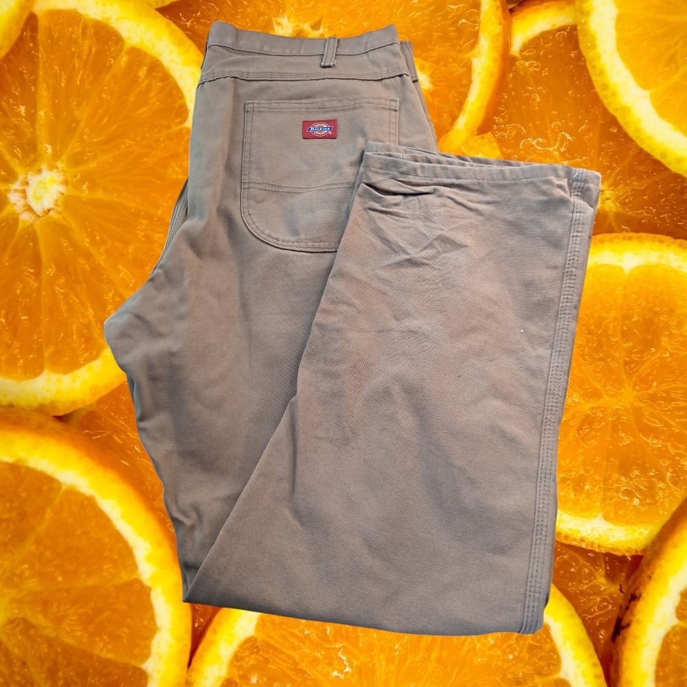 Dickies‎ Carpenter Pants 40x32 Mens Beige Cotton Work Utility Trousers
